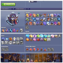 TH15 Semi Max ⚔️ XP 162 ⚔️ 9 Epic Equipments ⚔️ Heroes BK72 AQ76 MP45 GW51 RC30 ⚔️ Tough Defenses ⚔️ Strong Army Troops ⚔️