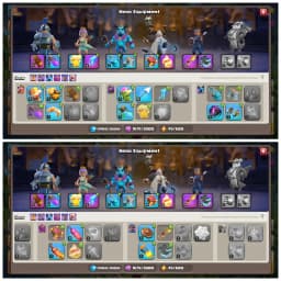 TH16 Semi Max 🔱 Walls Fully Maxed 🔱 5 Epic Equipments 🔱 Heroes BK57 AQ62 MP27 GW57 RC40 🔱 Free Name Change 🔱