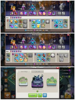 TH18 Rare Max Beast 🍀 28800 Gems 🍀 XP 279 🍀 Full Stacked Clash Trees 🍀 10 Epic Equipments 🍀 25 Total Max 🍀 2000 Plus CWL Medals 🍀