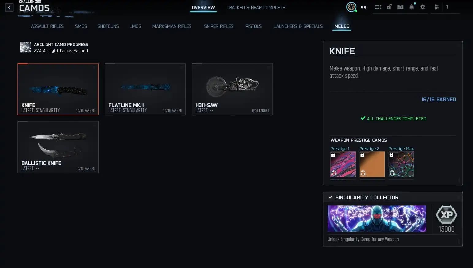 BO7 / Warzone 👀 30 Weapons Singularity Camo Unlocked 🍑 Level 55 + Prestige 1 🍑 50 wins 🍑 Ranked Ready 🍑 Instant