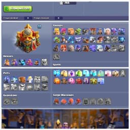 🛡️ TH16 DONATION ACCOUNT 🛡️ BLUE WALLS 🛡️ 3 EPIC EQUIPMENTS 🛡️ BK 50 AQ 52 MP 26 GW 18 RC 12 🛡️ FREE NAME CHANGE 🛡️ 240 MEDALS 🛡️