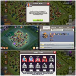 🏆 TH16 99% MAXED 🏆 XP 199 🏆 12 EPIC EQUIPMENTS 🏆 BK 86 AQ 95 MP 57 GW 61 RC 45 🏆 MAX WALLS AND DEFENSES 🏆