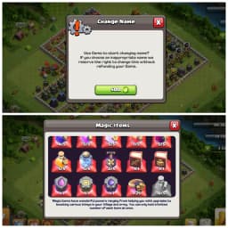 💠 TH14 SEMI MAX 💠 XP 116 💠 3500 GEMS 💠 BK 47 AQ 52 MP 35 GW 17 RC 16 💠 FREE NAME CHANGE 💠 LOADED MAGIC ITEMS 💠