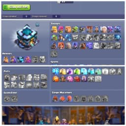 📦 TH13 DONATION ACCOUNT 📦 3 EPIC EQUIPMENTS 📦 BK 32 AQ 34 MP 25 GW 20 📦 LEVEL 5 BUILDER APPRENTICE 📦 STACKED ITEMS 📦