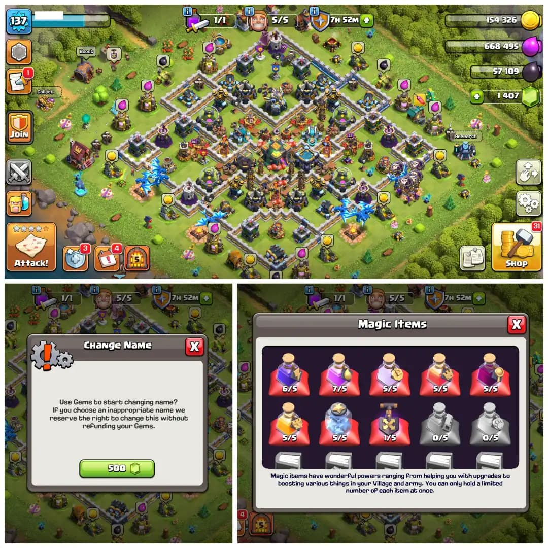 🧊 TH14 SEMI MAX 🧊 XP 137 🧊 WHITE WALLS 🧊 BK 39 AQ 42 MP 41 GW 17 RC 17 🧊 NAME CHANGEABLE 🧊 STACKED ITEMS 🧊