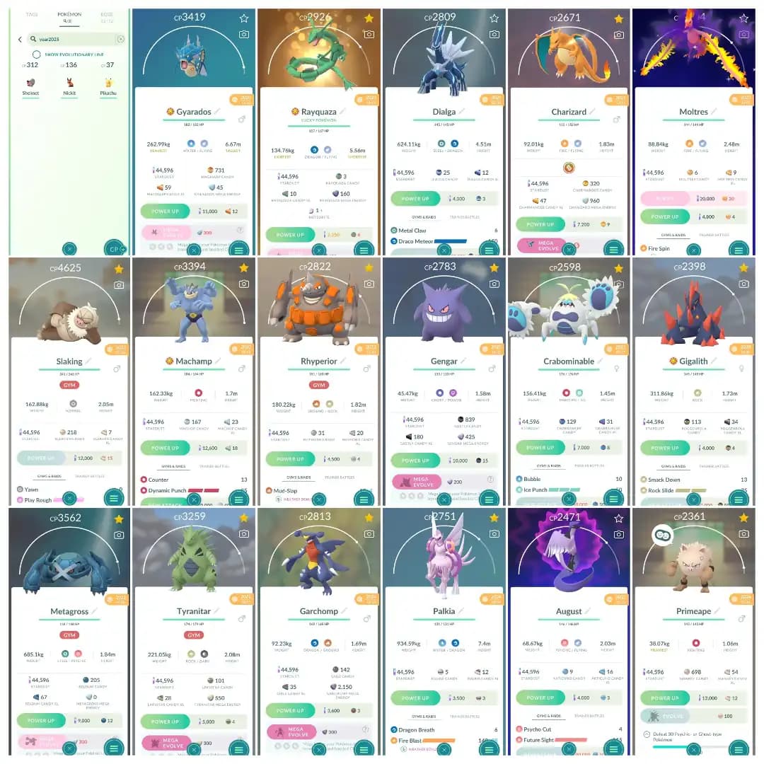 🔥 LEVEL 58 RARE 2016 CREATION 🔥 899 POKECOINS 🔥 GALAR ARTICUNO 🔥 2 SHADOW LEGEND MEWTWO 🔥 SHINY MYTHICAL CELEBI 🔥 16 PERFECT IV 100 🔥