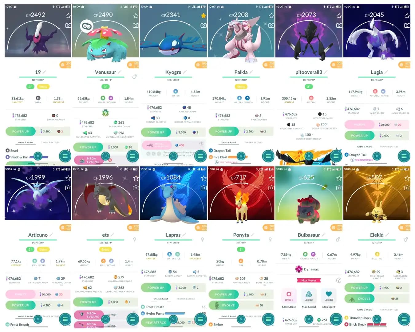 ⚡ LEVEL 56 VALOR 2020 CREATION ⚡ 591 POKECOINS ⚡ MEGA RAYQUAZA ⚡ 9 SHINY LEGENDARY ⚡ MEWTWO ⚡ SHINY MYTHICAL DARKRAI ⚡