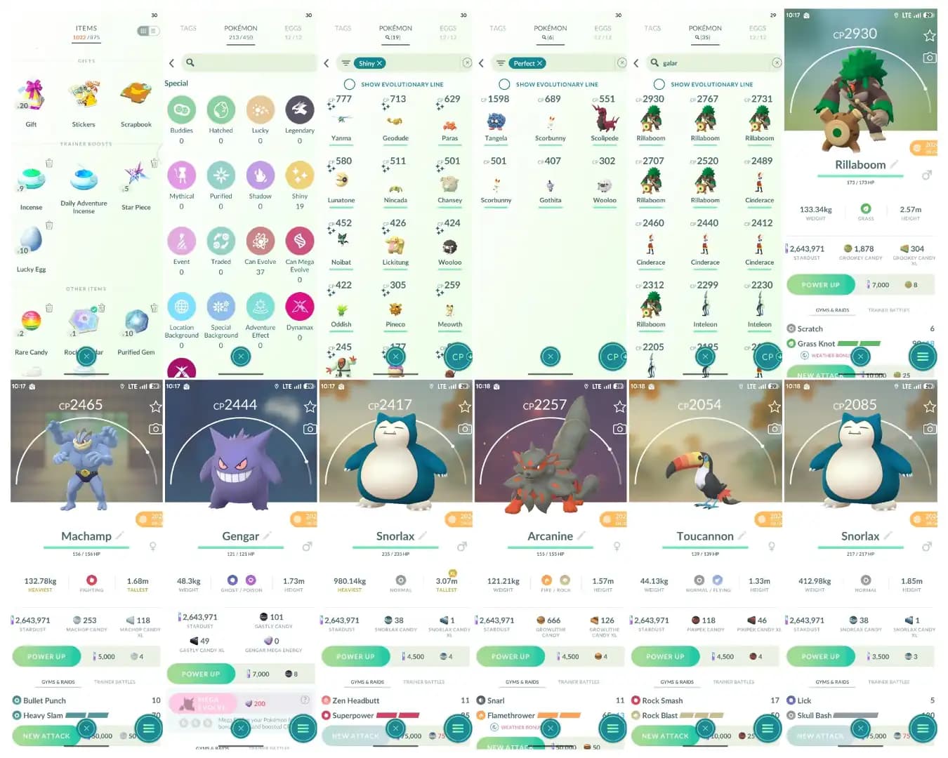 🏆 LEVEL 63 VALOR TEAM 🏆 19 SHINY 🏆 6 PERFECT IV 100 🏆 HIGH CP POKEMON 🏆 SNORLAX GENGAR MACHAMP 🏆