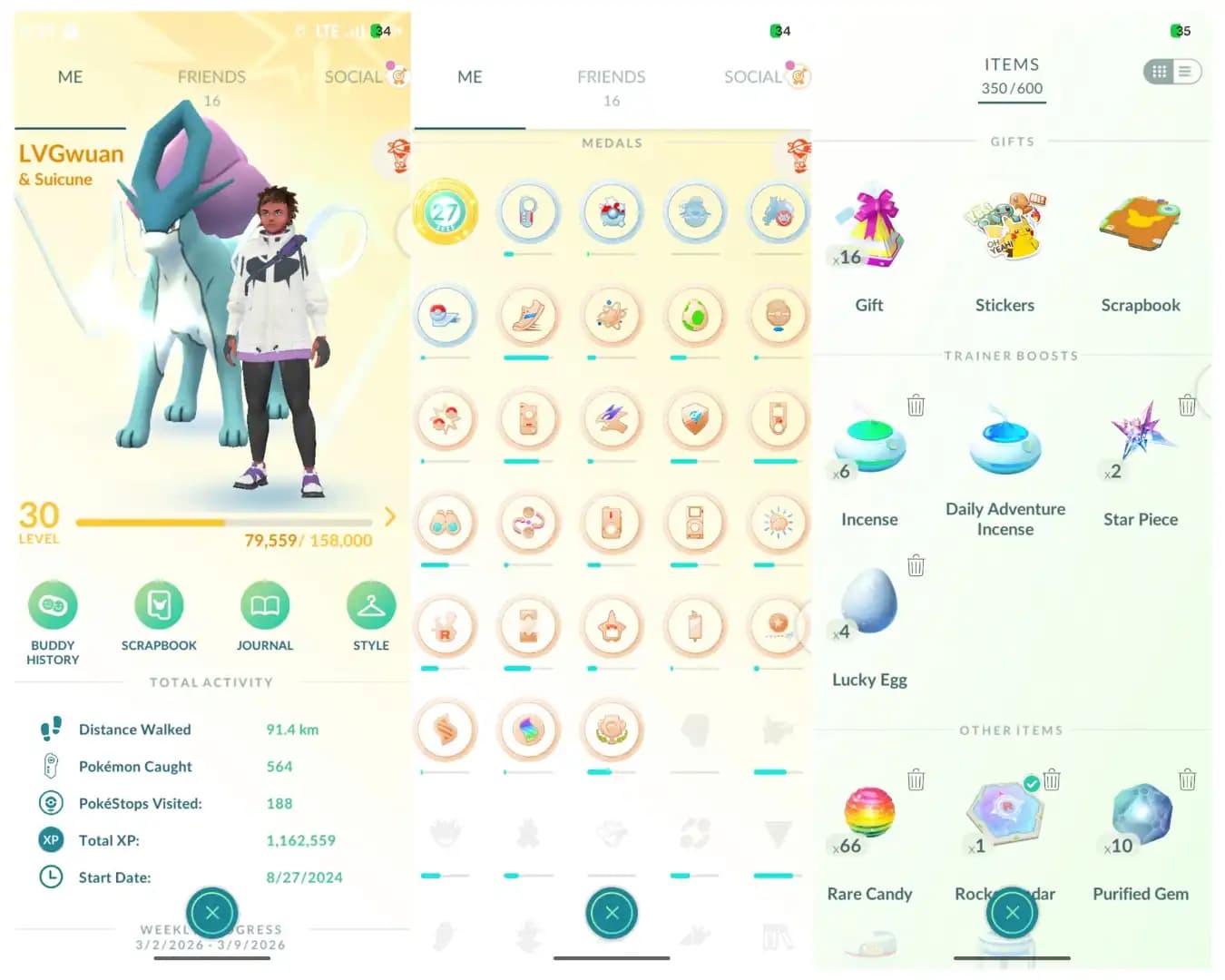 💠 INSTINCT TEAM STACKED ACCOUNT 💠 4 SHINY LEGENDARY ZACIAN 💠 20 LEGENDARY 💠 13 SHINY 💠 13 SHADOW 💠 35 HATCHED 💠 2 SPECIAL BG 💠