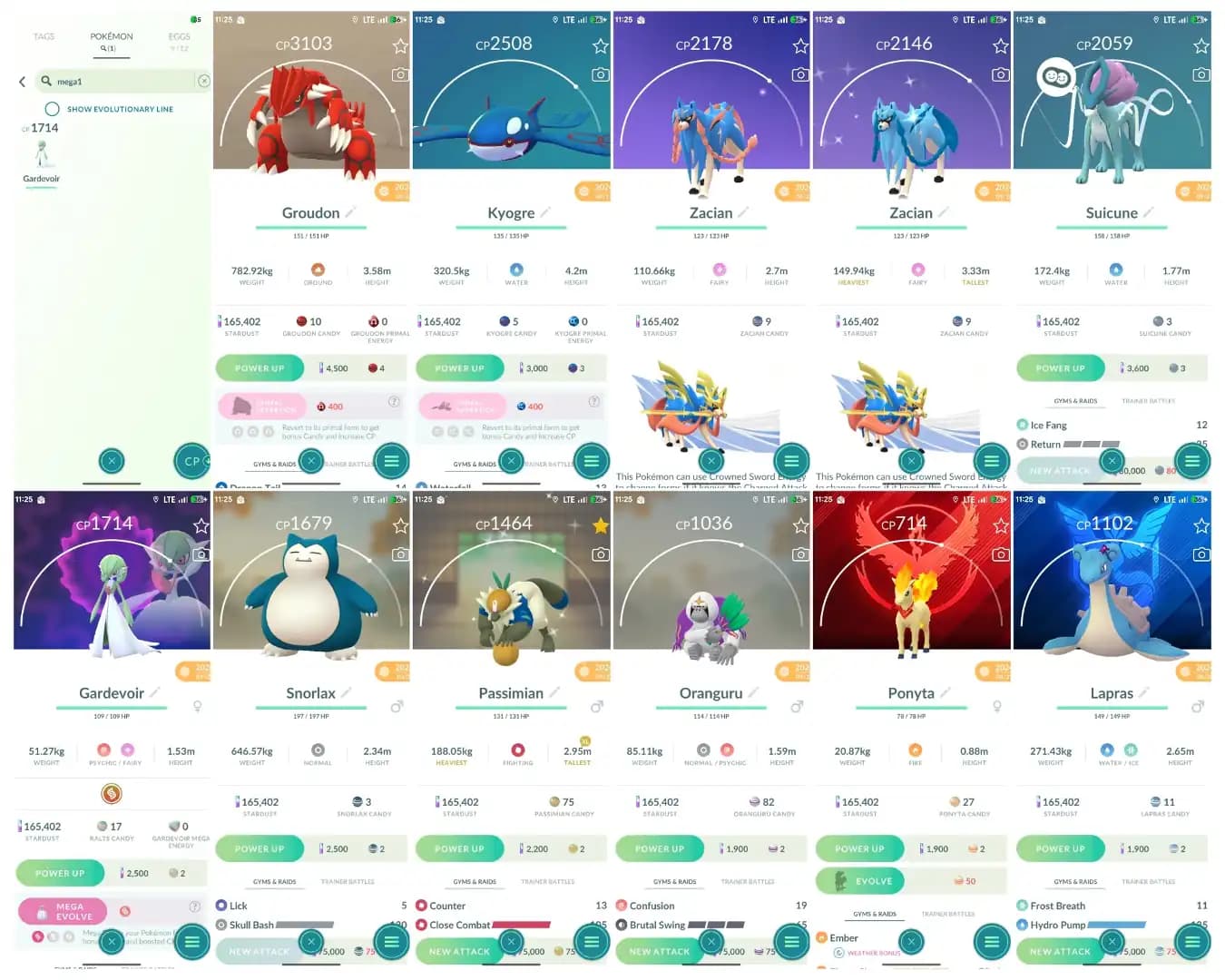 💠 INSTINCT TEAM STACKED ACCOUNT 💠 4 SHINY LEGENDARY ZACIAN 💠 20 LEGENDARY 💠 13 SHINY 💠 13 SHADOW 💠 35 HATCHED 💠 2 SPECIAL BG 💠