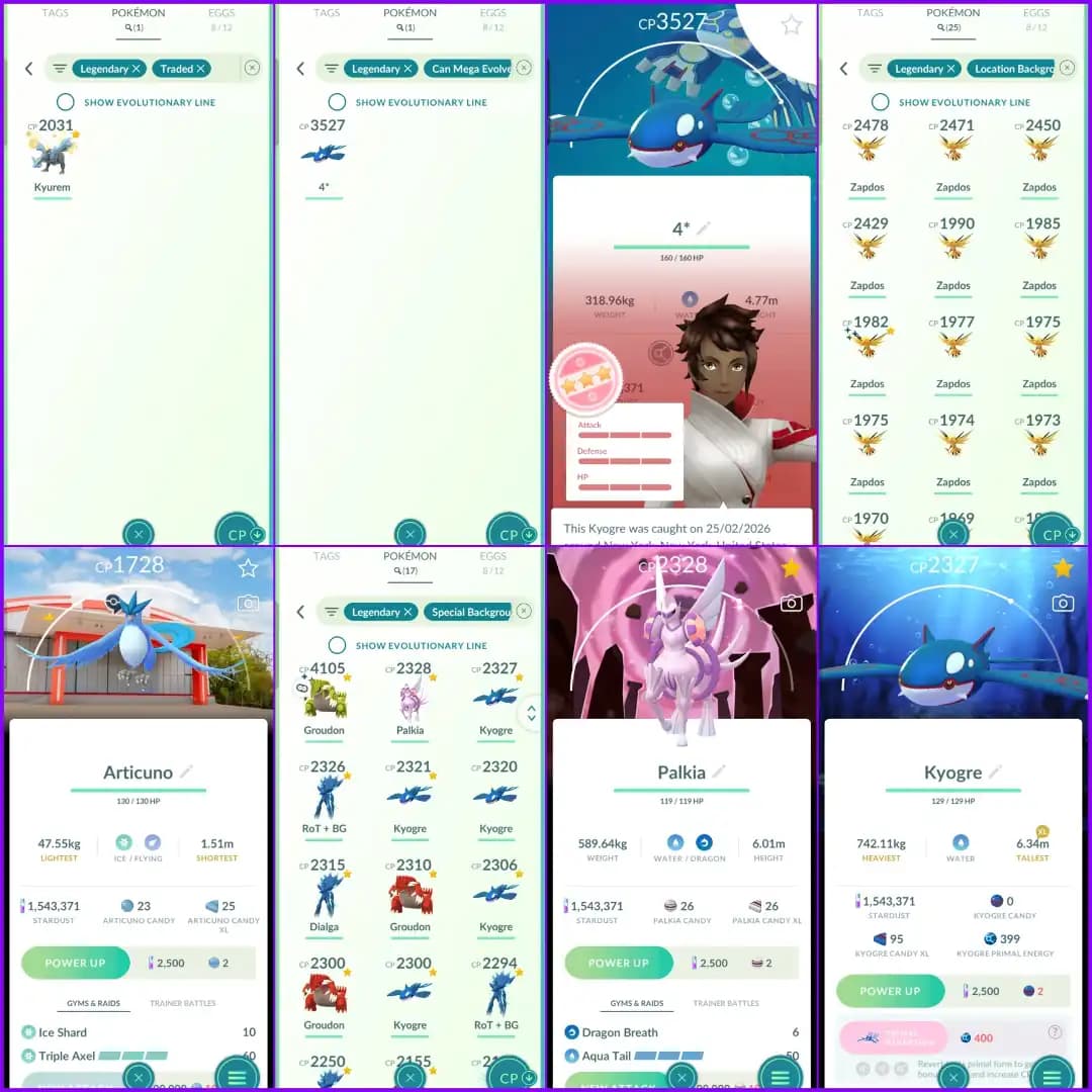 🔥 LEVEL 54 VALOR 🔥 152 LEGENDARY 🔥 83 SHINY 🔥 9 SHINY LEGENDARY 🔥 2 FUSIONS 🔥 PRIMAL GROUDON 🔥 SHINY ZAPDOS SPECIAL BG 🔥