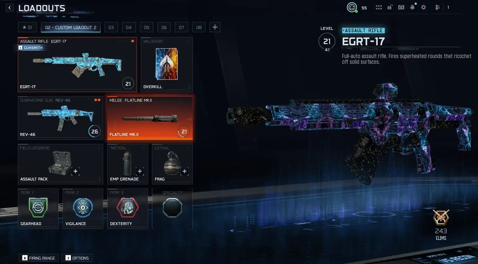 Singularity Camo 🩷 BO7 Multiplayer Master Camo Unlocked 🩷 Level 55 🩷 Prestige 1 ready 🩷 All Platforms Linkable